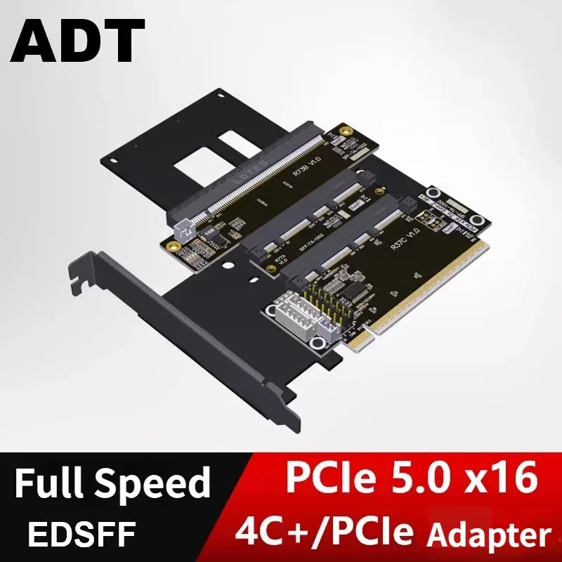 EDSFF PCIe 5.0 x16 4C+ Riser Card 4C+ Тест расширения Защитная карта-адаптер Сервер GEN5 16x Слоты Protector Удлинитель-конвертер
EDSFF PCIe 5.0 x16 4C+ Riser Card 4C+ Тест расширения Защитная карта-адаптер Сервер GEN5 16x Слоты Protector Удлинитель-конвертер
