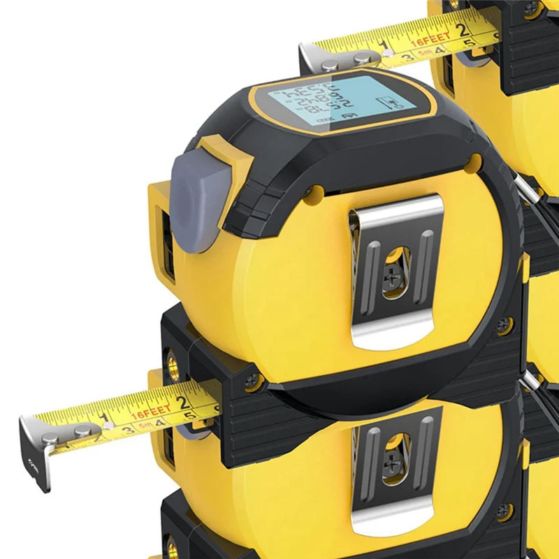 1 PCS Laser Tape Measure High Precision Laser Rangefinder Steel Tape Measure Yellow
1 PCS Laser Tape Measure High Precision Laser Rangefinder Steel Tape Measure Yellow