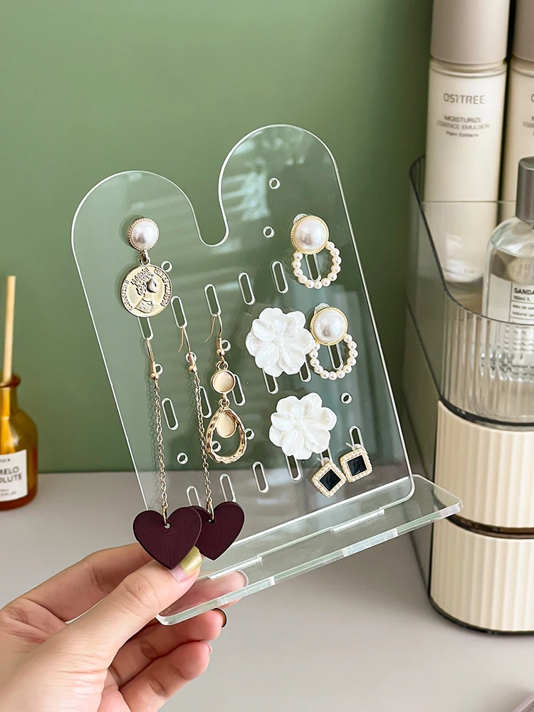 Fashion Acrylic Earring Stand Earrings Display Case Jewelry Organizer Ear Shelf Earring Holders
Fashion Acrylic Earring Stand Earrings Display Case Jewelry Organizer Ear Shelf Earring Holders