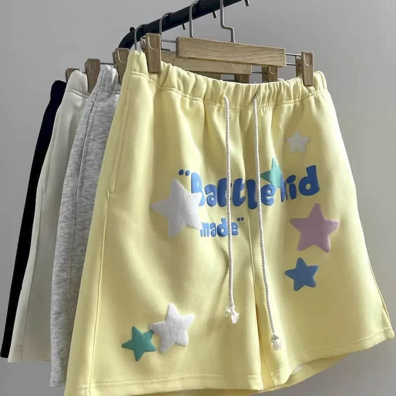 Pop Sporty Shorts For Women Retro Candy Color Summer Korean Style Casual Elastic Waisted Sweat Pants Clothes For Women
Pop Sporty Shorts For Women Retro Candy Color Summer Korean Style Casual Elastic Waisted Sweat Pants Clothes For Women