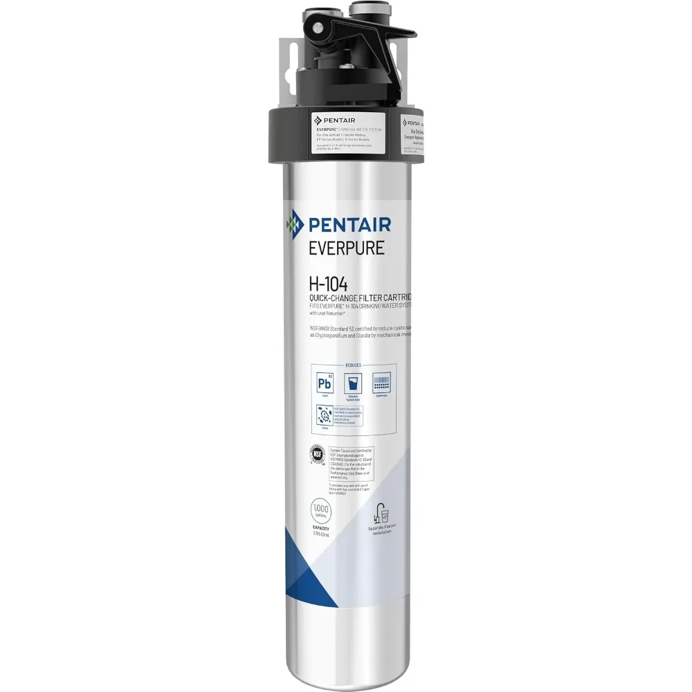 Pentair H-104 Drinking Water System, EV926271, Includes Filter Head, Filter Cartridge, All Hardware and Connectors
Pentair H-104 Drinking Water System, EV926271, Includes Filter Head, Filter Cartridge, All Hardware and Connectors