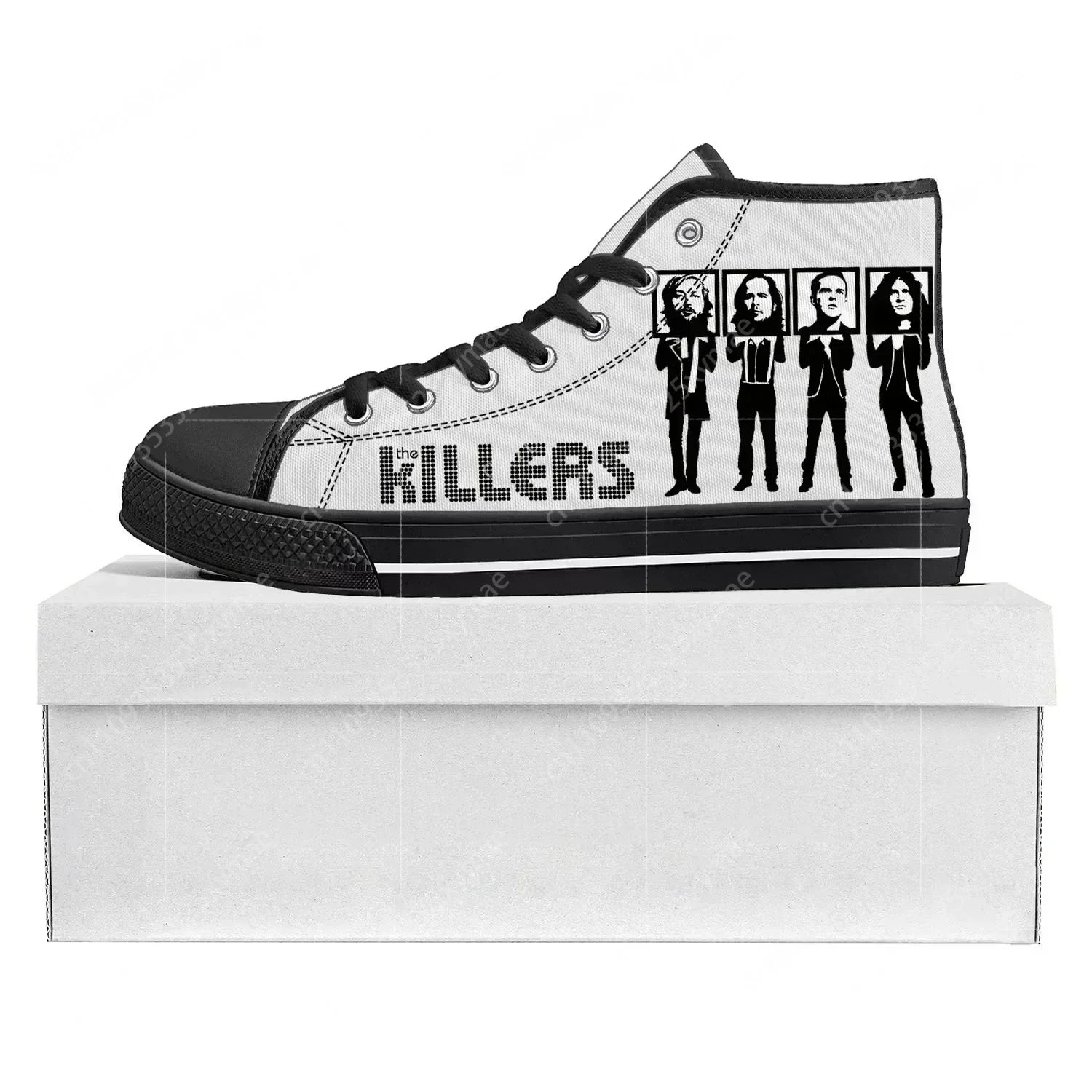 The Killers Rock Band High Top High Quality Sneakers Mens Womens Teenager Canvas Sneaker Casual Couple Shoes Custom Shoe Black
The Killers Rock Band High Top High Quality Sneakers Mens Womens Teenager Canvas Sneaker Casual Couple Shoes Custom Shoe Black