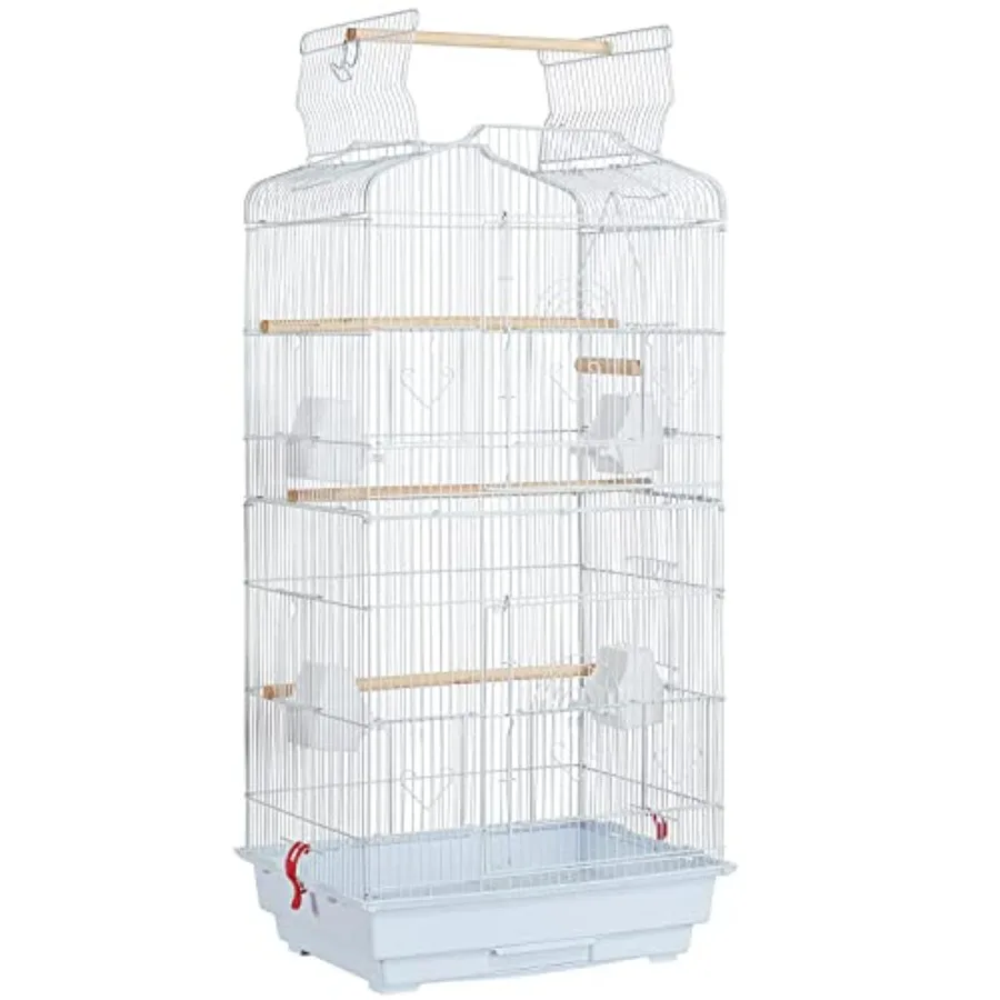 41-Inch Portable Hanging Flight Bird Cage for Small Parrots Quaker Cockatiels Sun Parakeets Green Cheek Conures Finches Canary
41-Inch Portable Hanging Flight Bird Cage for Small Parrots Quaker Cockatiels Sun Parakeets Green Cheek Conures Finches Canary