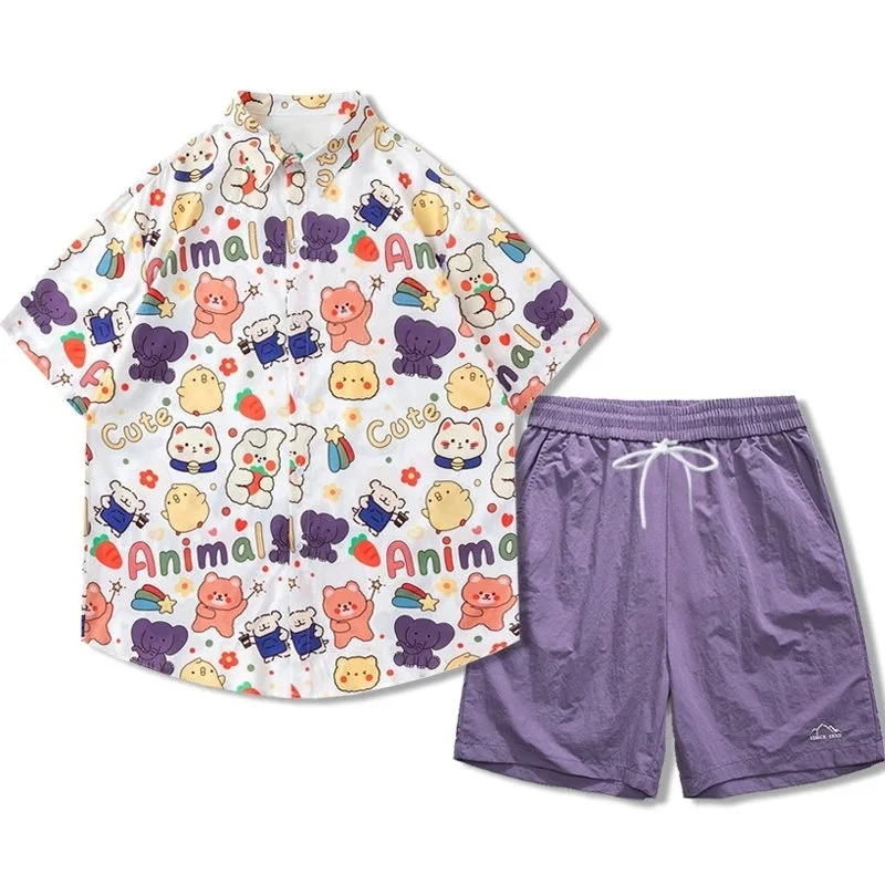 2026 Summer Hot Selling Purple Fresh Vacation Style Trendy Shirt Sets, Floral Printed Clothing, A Must Have for Men
2026 Summer Hot Selling Purple Fresh Vacation Style Trendy Shirt Sets, Floral Printed Clothing, A Must Have for Men