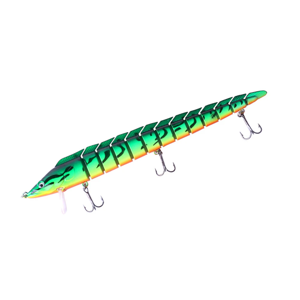 Artificial Fishing Deep Sea Bait Multi-Segments Floating Bait Deep Sea Tackle Reusable LifeLike Fish Shape Carp Bass
Artificial Fishing Deep Sea Bait Multi-Segments Floating Bait Deep Sea Tackle Reusable LifeLike Fish Shape Carp Bass