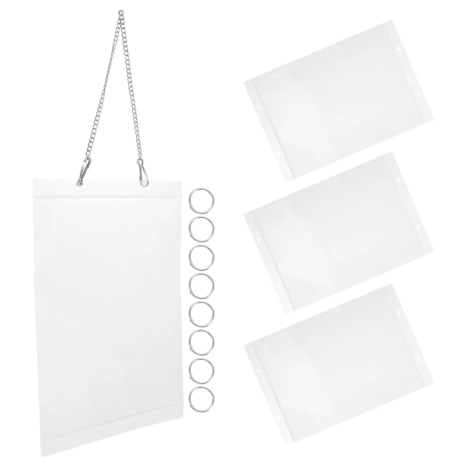 1Set Clear Hanging Price Card Display Bag Side-Loading Poster Pouch for Retail Stores Supermarket Price Tag Organizer
1Set Clear Hanging Price Card Display Bag Side-Loading Poster Pouch for Retail Stores Supermarket Price Tag Organizer