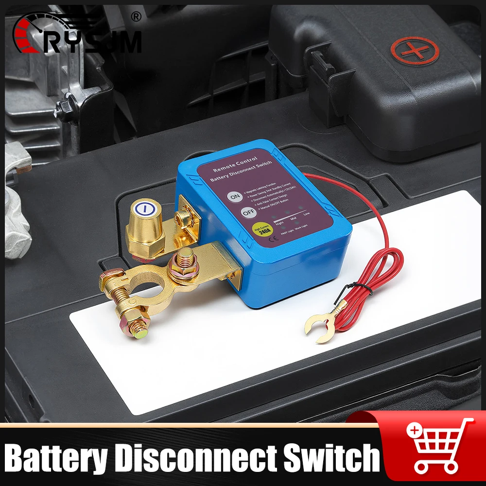 With Remote Control Kill Switch 12V 240A Battery Disconnect Switch Voltage Theft Prevent Battery Drain For Car Truck RV 12V 24V
With Remote Control Kill Switch 12V 240A Battery Disconnect Switch Voltage Theft Prevent Battery Drain For Car Truck RV 12V 24V