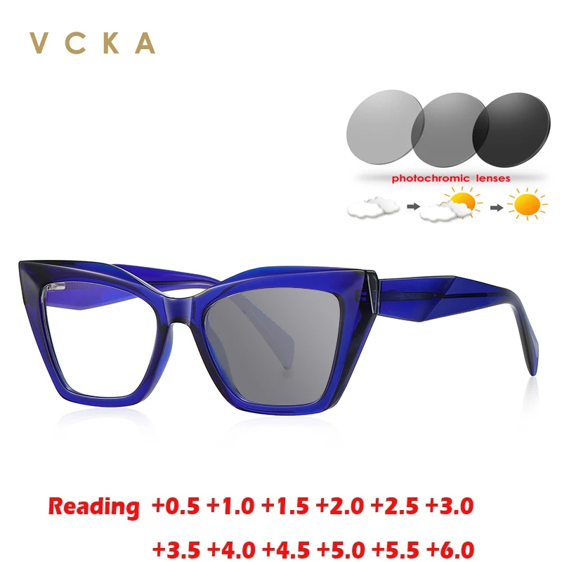 VCKA Женская фотолинза для дальнозоркости, очки для компьютера, от + 0,50 до + 10
VCKA Женская фотолинза для дальнозоркости, очки для компьютера, от + 0,50 до + 10