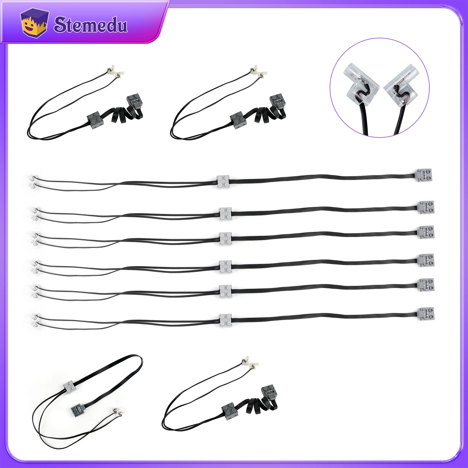 1/2/5/10 шт. 8870 MOC, функции питания, детали освещения, светодиодный кабель удлинителя, совместимый с двигателями Legoeds Technics, автомобильный шнур поезда
1/2/5/10 шт. 8870 MOC, функции питания, детали освещения, светодиодный кабель удлинителя, совместимый с двигателями Legoeds Technics, автомобильный шнур поезда