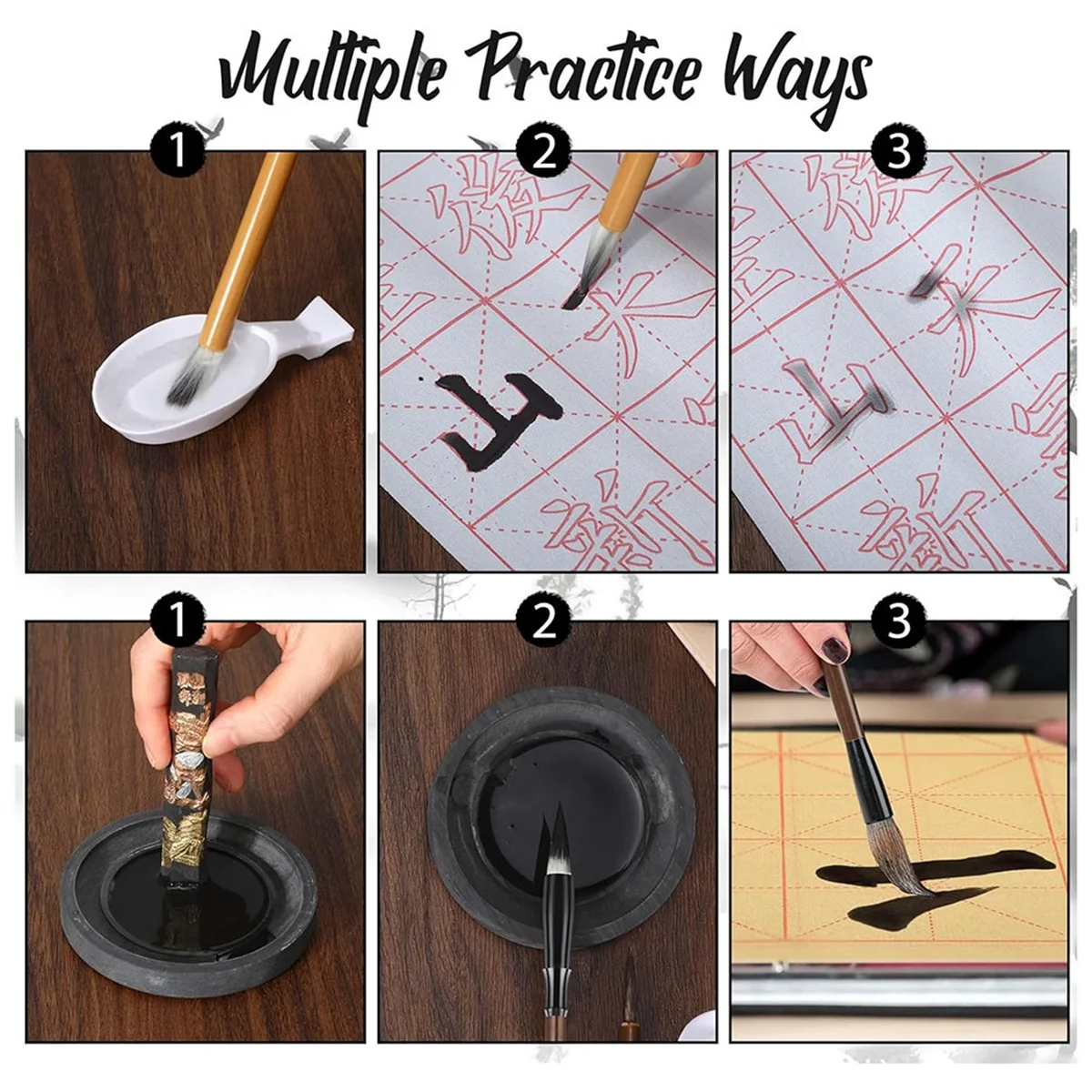 Y03A 31 Pcs Chinese Calligraphy Set Brush Gift for Beginner Including Brushes, Ink Sticks, Ink Stones, Paperweights
Y03A 31 Pcs Chinese Calligraphy Set Brush Gift for Beginner Including Brushes, Ink Sticks, Ink Stones, Paperweights