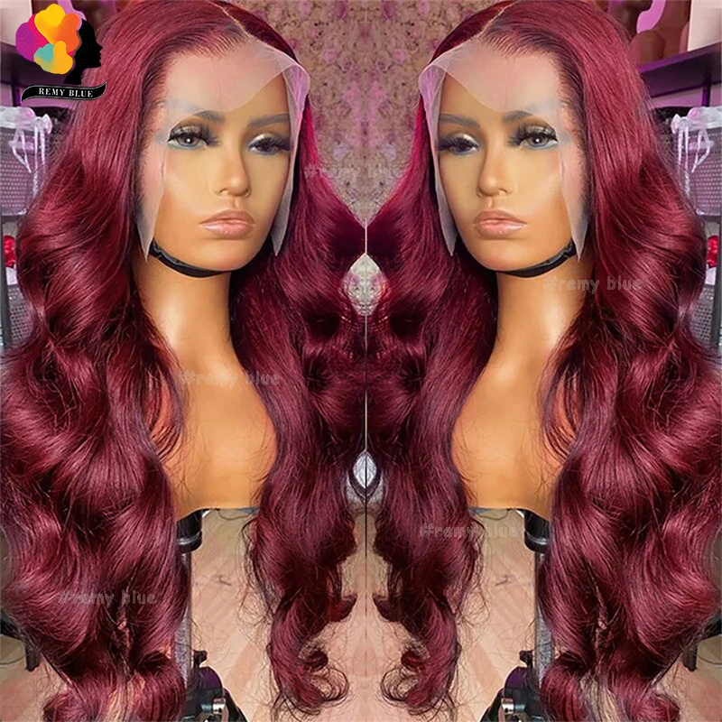 Colored Burgundy 99J Body Wave 13x6 Transparent Lace Frontal Wigs Human Hair Wigs for Black Women Red Lace Front Human Hair Wig
Colored Burgundy 99J Body Wave 13x6 Transparent Lace Frontal Wigs Human Hair Wigs for Black Women Red Lace Front Human Hair Wig