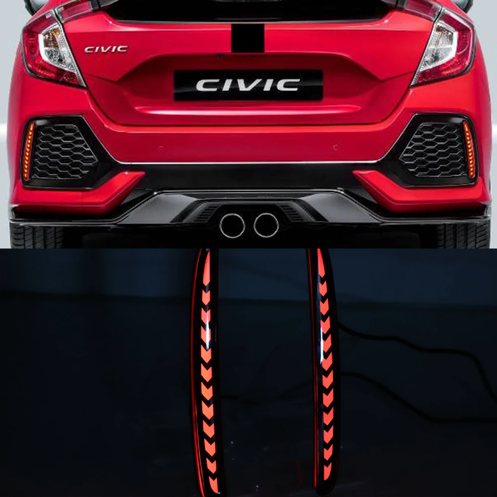 2 шт. для Honda Civic Type R 2016 2017 2018 2019 2020 светодиодный задний бампер противотуманная фара стоп-сигнал динамический отражатель указателя поворота
2 шт. для Honda Civic Type R 2016 2017 2018 2019 2020 светодиодный задний бампер противотуманная фара стоп-сигнал динамический отражатель указателя поворота