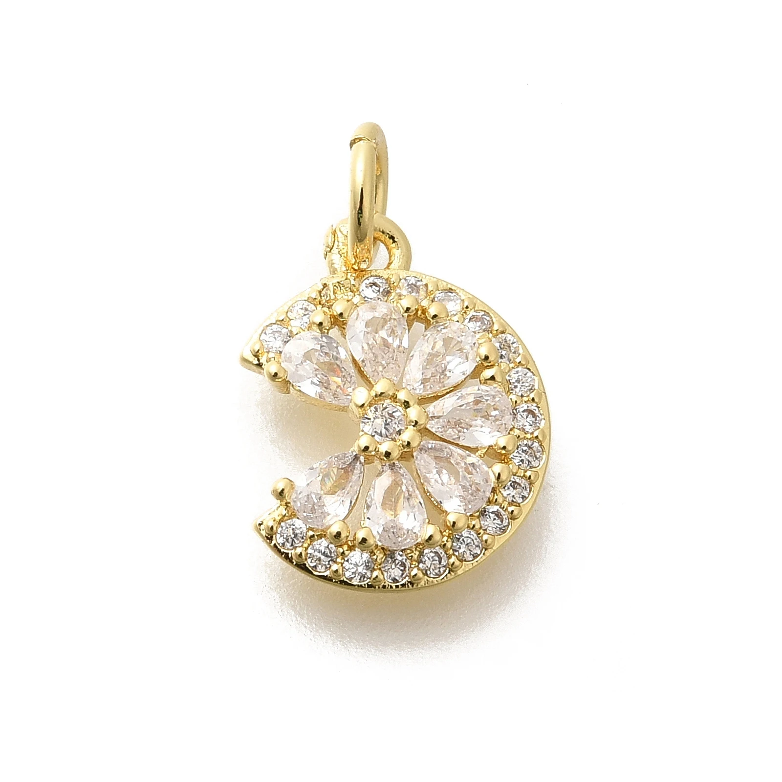 10pcs Brass Cubic Zirconia Pendants with Jump Ring Flower Charms for Making DIY Jewelry Necklace Earring Bracelet Supplies
10pcs Brass Cubic Zirconia Pendants with Jump Ring Flower Charms for Making DIY Jewelry Necklace Earring Bracelet Supplies