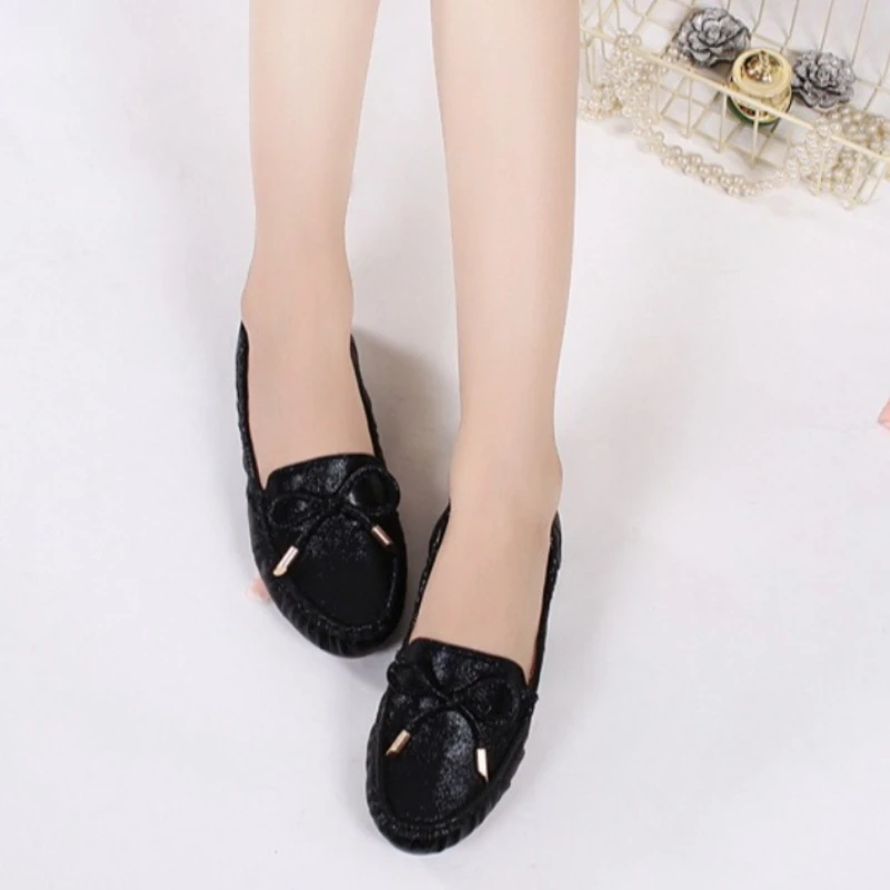 Plus Big Size Bow-knot Woman Flat Shoes Elegant Comfortable Lady Fashion Butterfly Knot Women Soft Loafer Female
Plus Big Size Bow-knot Woman Flat Shoes Elegant Comfortable Lady Fashion Butterfly Knot Women Soft Loafer Female