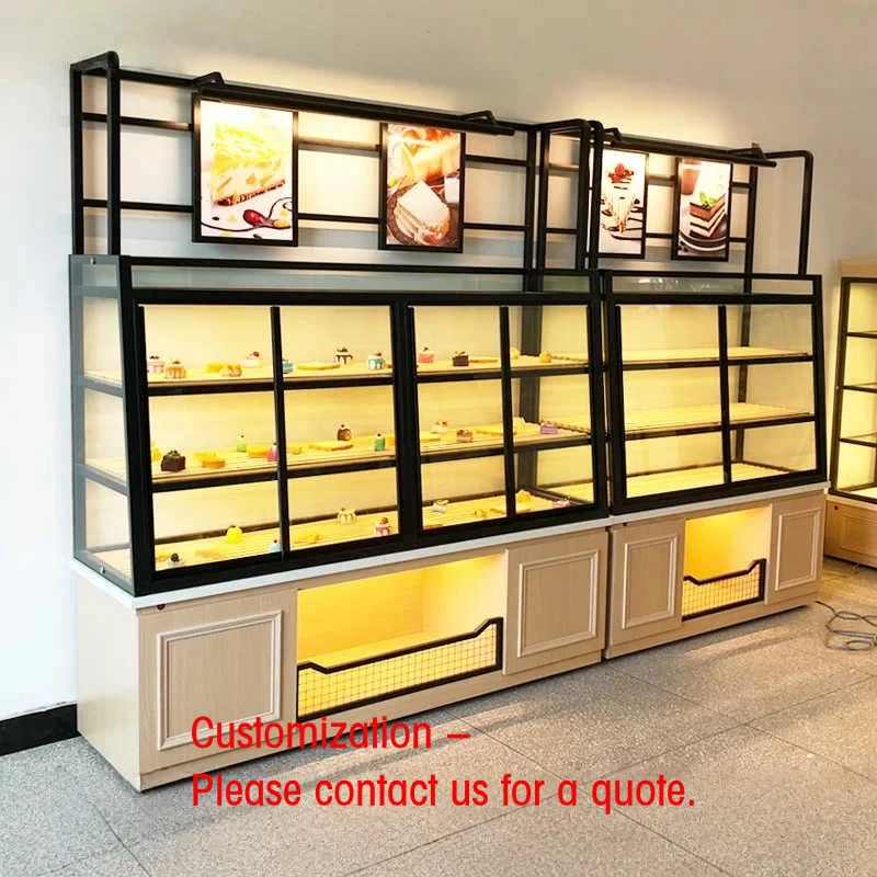 custom.Commercial Supermarket Shopping Mall Snack Bread Display Stand LED Lighting Glass Back Ladder Shelf Heavy Duty Customizab
custom.Commercial Supermarket Shopping Mall Snack Bread Display Stand LED Lighting Glass Back Ladder Shelf Heavy Duty Customizab