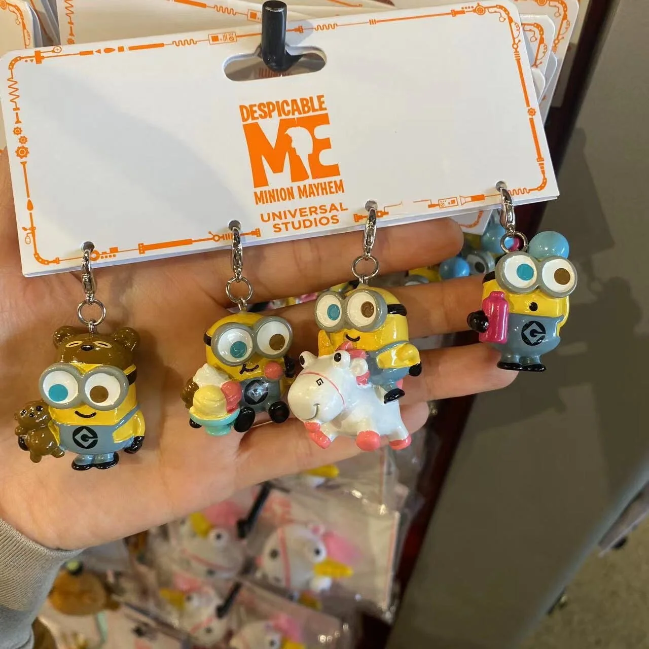 Beijing Universal Studios Original Bob, Kevin & Stuart Plush Keychain, Bag Charm, Travel Souvenir, Birthday Gift
Beijing Universal Studios Original Bob, Kevin & Stuart Plush Keychain, Bag Charm, Travel Souvenir, Birthday Gift