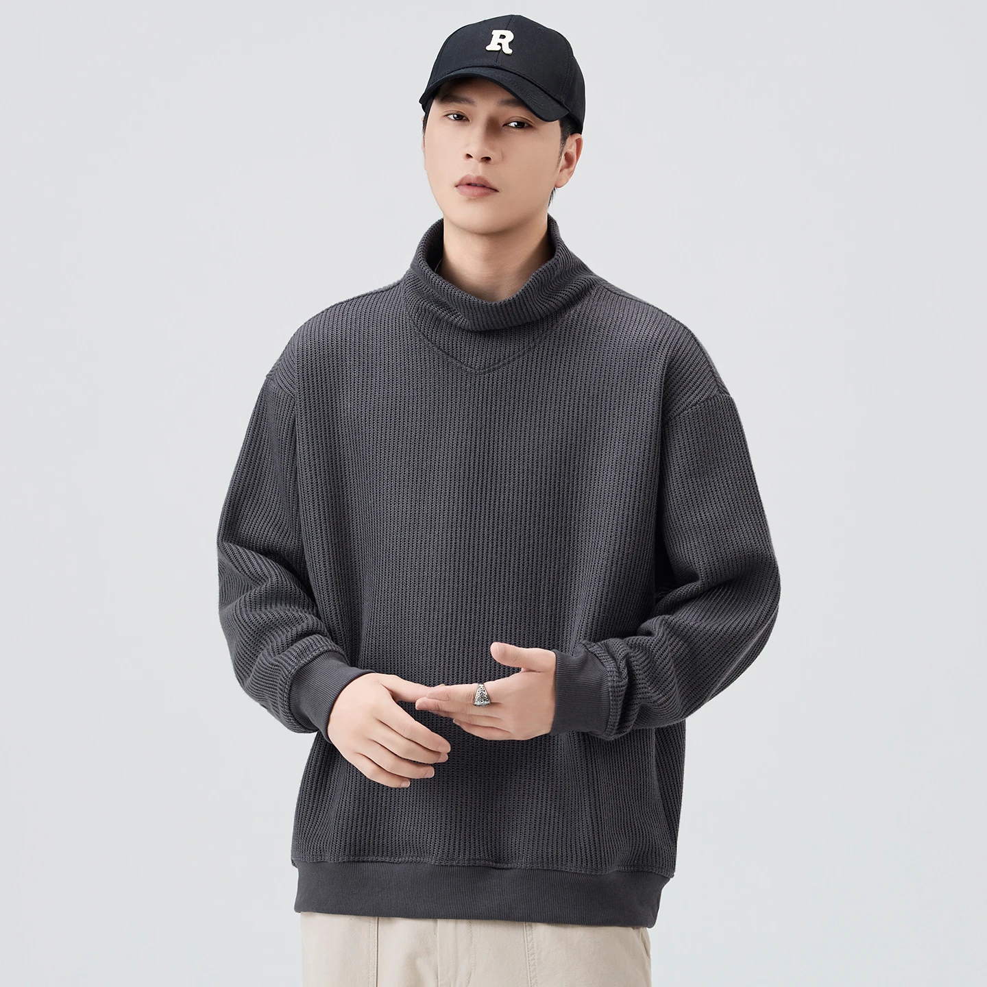 Men Loose Casual Stand Collar Pullover Sweatshirts Man Streetwear Fashion Cityboy Sweatshirts Couple Hoodie Coat
Men Loose Casual Stand Collar Pullover Sweatshirts Man Streetwear Fashion Cityboy Sweatshirts Couple Hoodie Coat