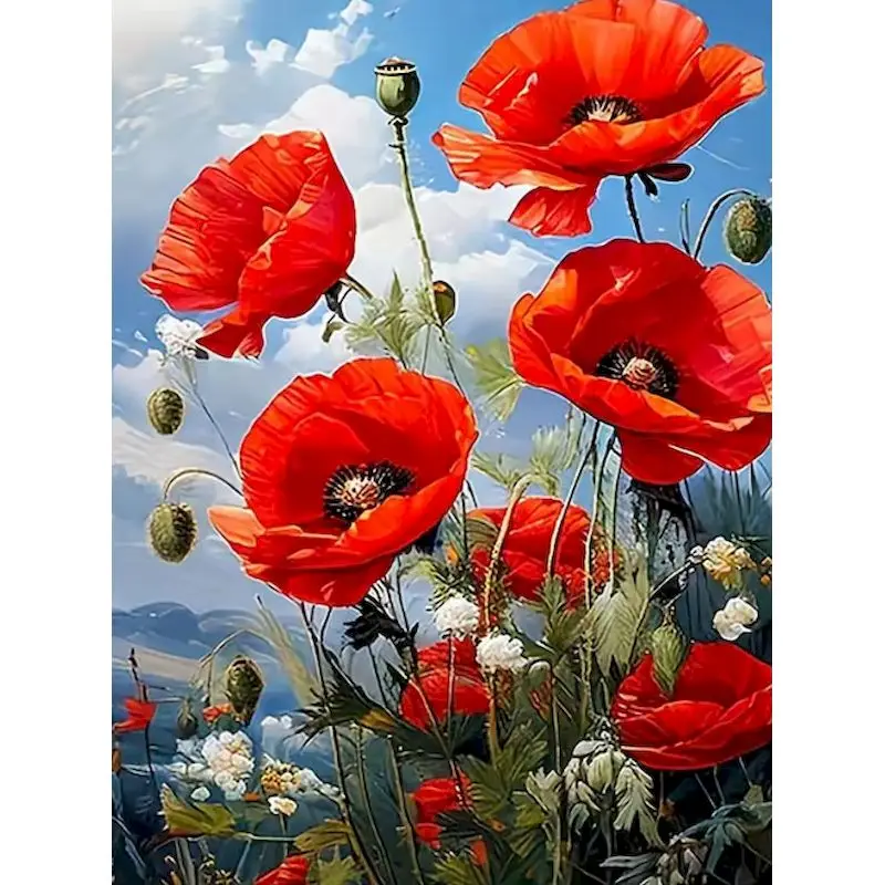 GATYZTORY Red Flower Paint By Numbers Home Decor Diy Idea Flower 40x50cm Kits Picture Drawing
GATYZTORY Red Flower Paint By Numbers Home Decor Diy Idea Flower 40x50cm Kits Picture Drawing