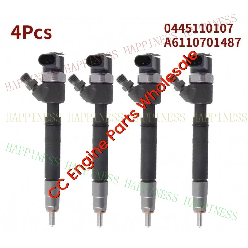 RN+ 4X 0445110107 A6110701487 Diesel Fuel Injector For Mercedes Benz Dodge Sprinter
RN+ 4X 0445110107 A6110701487 Diesel Fuel Injector For Mercedes Benz Dodge Sprinter