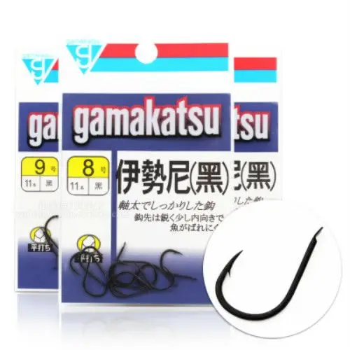 Японские рыболовные крючки Gamakatsu, черные колючие Крючки из высокоуглеродистой стали, супер носимые, острые, антикоррозийные, для ловли карпа
Японские рыболовные крючки Gamakatsu, черные колючие Крючки из высокоуглеродистой стали, супер носимые, острые, антикоррозийные, для ловли карпа