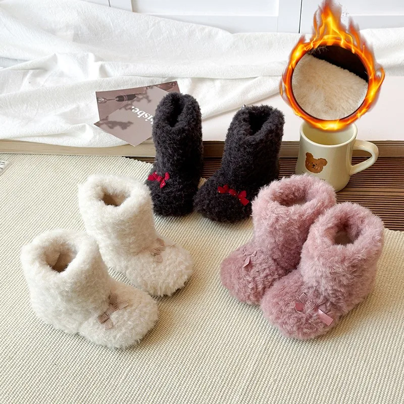 2025 Anti Slip Children Plush Snow Boot Winter Girl Casual Shoes Simple Princess Short Boot Warm Cotton Boots Kid Ankle Boots
2025 Anti Slip Children Plush Snow Boot Winter Girl Casual Shoes Simple Princess Short Boot Warm Cotton Boots Kid Ankle Boots