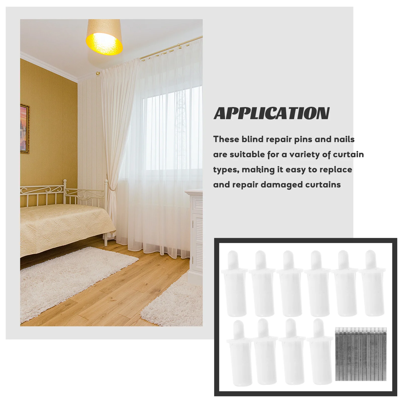 1 Set 0.6 Inch Plantation Shutter Repair Kit Plastic Metal Blind Repair Pins Replacement Curtain Nails Fasteners Louvers Pin
1 Set 0.6 Inch Plantation Shutter Repair Kit Plastic Metal Blind Repair Pins Replacement Curtain Nails Fasteners Louvers Pin