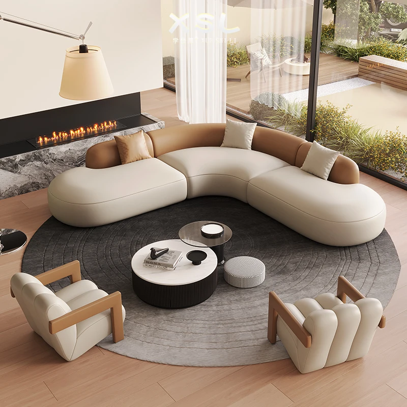 Hotel Curved Sofa Designer Leisure High Quality Hallway Aesthetics Modern Balcony Sofas Leisure Gaming Muebles Home Furniture
Hotel Curved Sofa Designer Leisure High Quality Hallway Aesthetics Modern Balcony Sofas Leisure Gaming Muebles Home Furniture