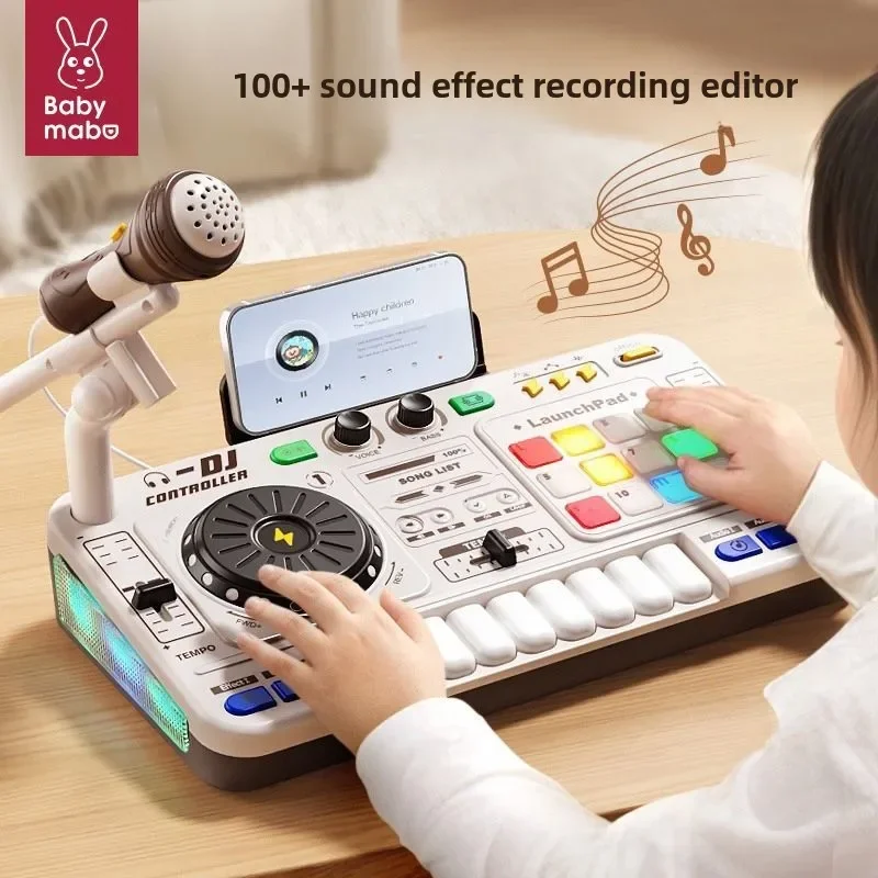 Детский DJ-плеер, игрушка-электронный орган, многофункциональный игровой музыкальный инструмент с микрофоном для мальчиков и девочек
Детский DJ-плеер, игрушка-электронный орган, многофункциональный игровой музыкальный инструмент с микрофоном для мальчиков и девочек