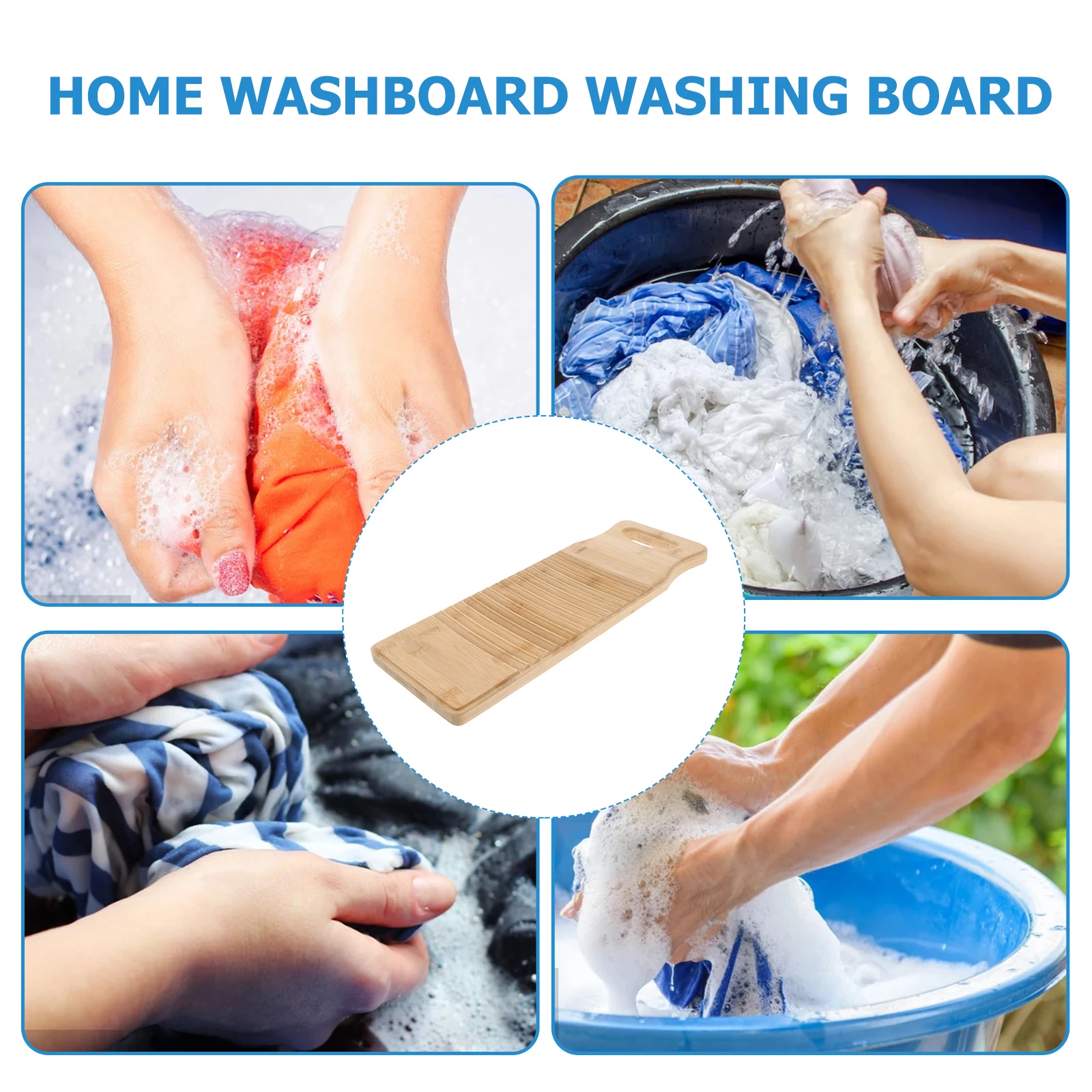 Decorate Anti-slip Laundry Board Travel Scrubber Hand Wooden Large Washboard for Handwashing Cleaning
Decorate Anti-slip Laundry Board Travel Scrubber Hand Wooden Large Washboard for Handwashing Cleaning
