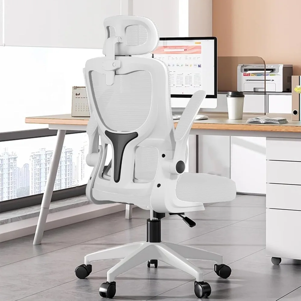 Mesh Office Chair High Back Ergonomic Desk Chair with Lumbar Support and flip up Armrest Adjustable Headrest, Offices Chairs
Mesh Office Chair High Back Ergonomic Desk Chair with Lumbar Support and flip up Armrest Adjustable Headrest, Offices Chairs