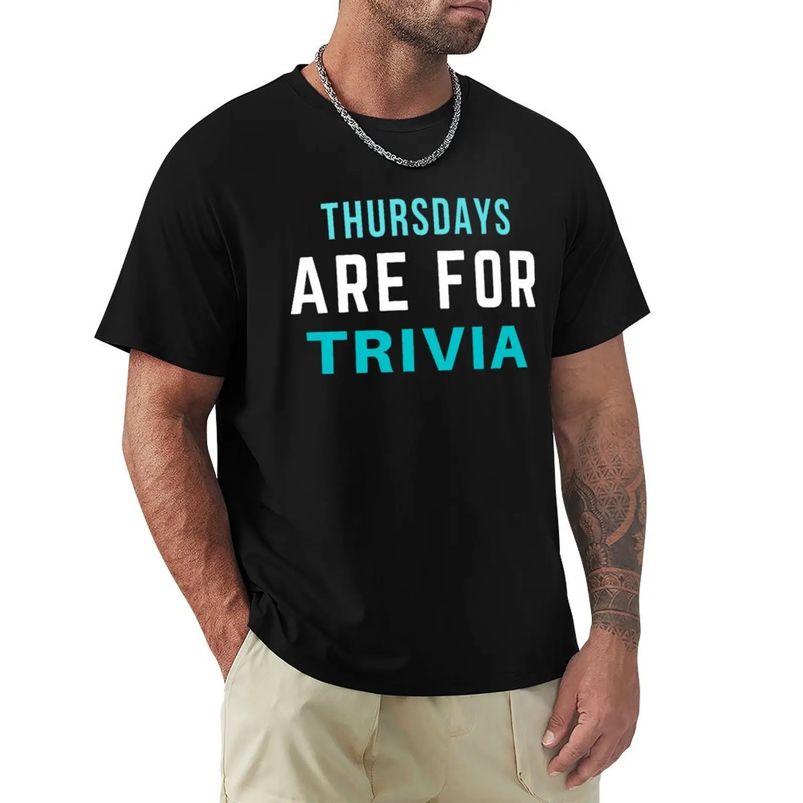 Thursdays Are For Trivia T-Shirt plus size tops blue lock vintage clothes anime clothes designer t shirt men
Thursdays Are For Trivia T-Shirt plus size tops blue lock vintage clothes anime clothes designer t shirt men