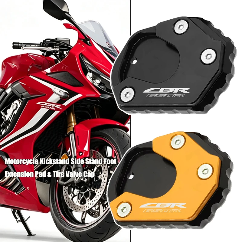 Moto Accessories For Honda Cbr650r Cbr 650R 2017-2023 2024 CNC Kickstand Enlarger Side Stand Extender Pad Plate Enlarge
Moto Accessories For Honda Cbr650r Cbr 650R 2017-2023 2024 CNC Kickstand Enlarger Side Stand Extender Pad Plate Enlarge