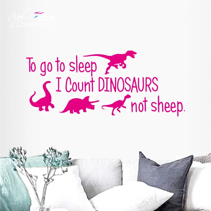 To Go To Sleep I Count DINOSAURS Not Sheep Wall Sticker For Kids Room Decoration Mural Art Decals Wallpaper Home Decor Stickers
To Go To Sleep I Count DINOSAURS Not Sheep Wall Sticker For Kids Room Decoration Mural Art Decals Wallpaper Home Decor Stickers