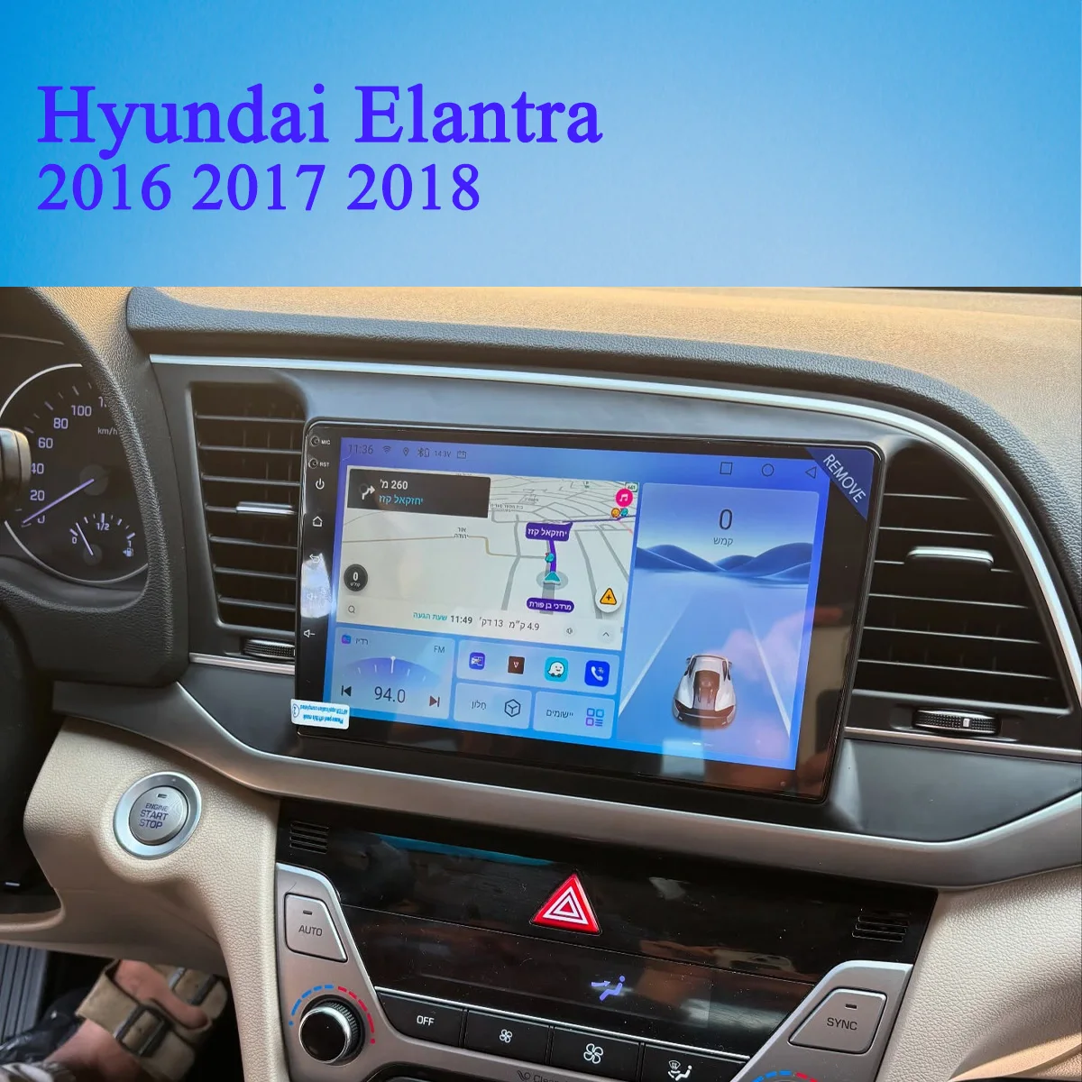 Android 14.0 8Core 8G Ram For Hyundai Elantra 2016 - 2018 Car GPS Navigation Monitor Music Video A/V PC Tape Recorder Carplay
Android 14.0 8Core 8G Ram For Hyundai Elantra 2016 - 2018 Car GPS Navigation Monitor Music Video A/V PC Tape Recorder Carplay