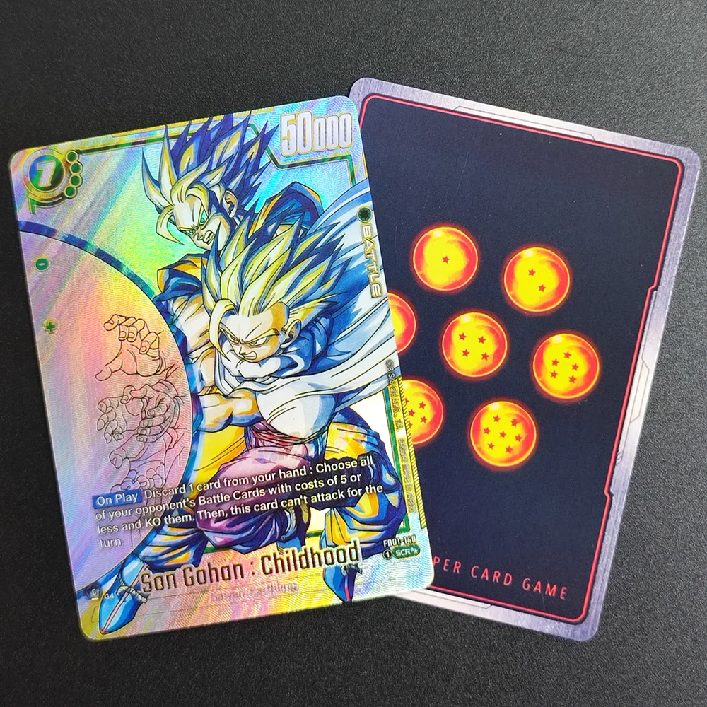 Proxy Dragon Ball Son Card EN Son Gohan Childhood FB01-140 Super Rare Collectibles Card Single Classic Anime Cards Toys
Proxy Dragon Ball Son Card EN Son Gohan Childhood FB01-140 Super Rare Collectibles Card Single Classic Anime Cards Toys