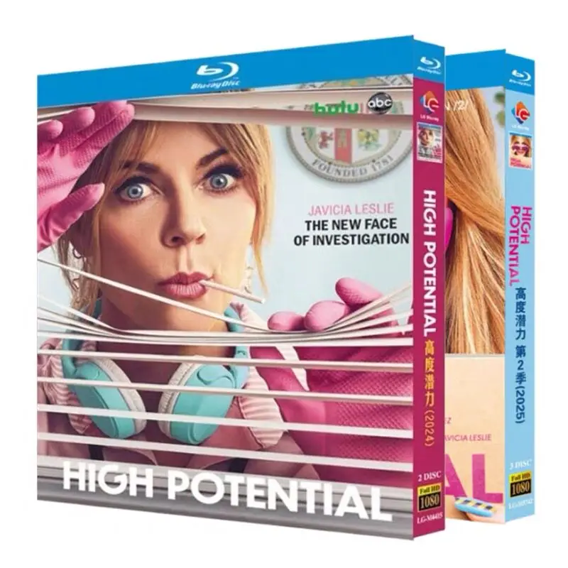 High Potential Seasons 1–2 Blu-ray Box Set with English and Traditional Chinese Subtitles
High Potential Seasons 1–2 Blu-ray Box Set with English and Traditional Chinese Subtitles