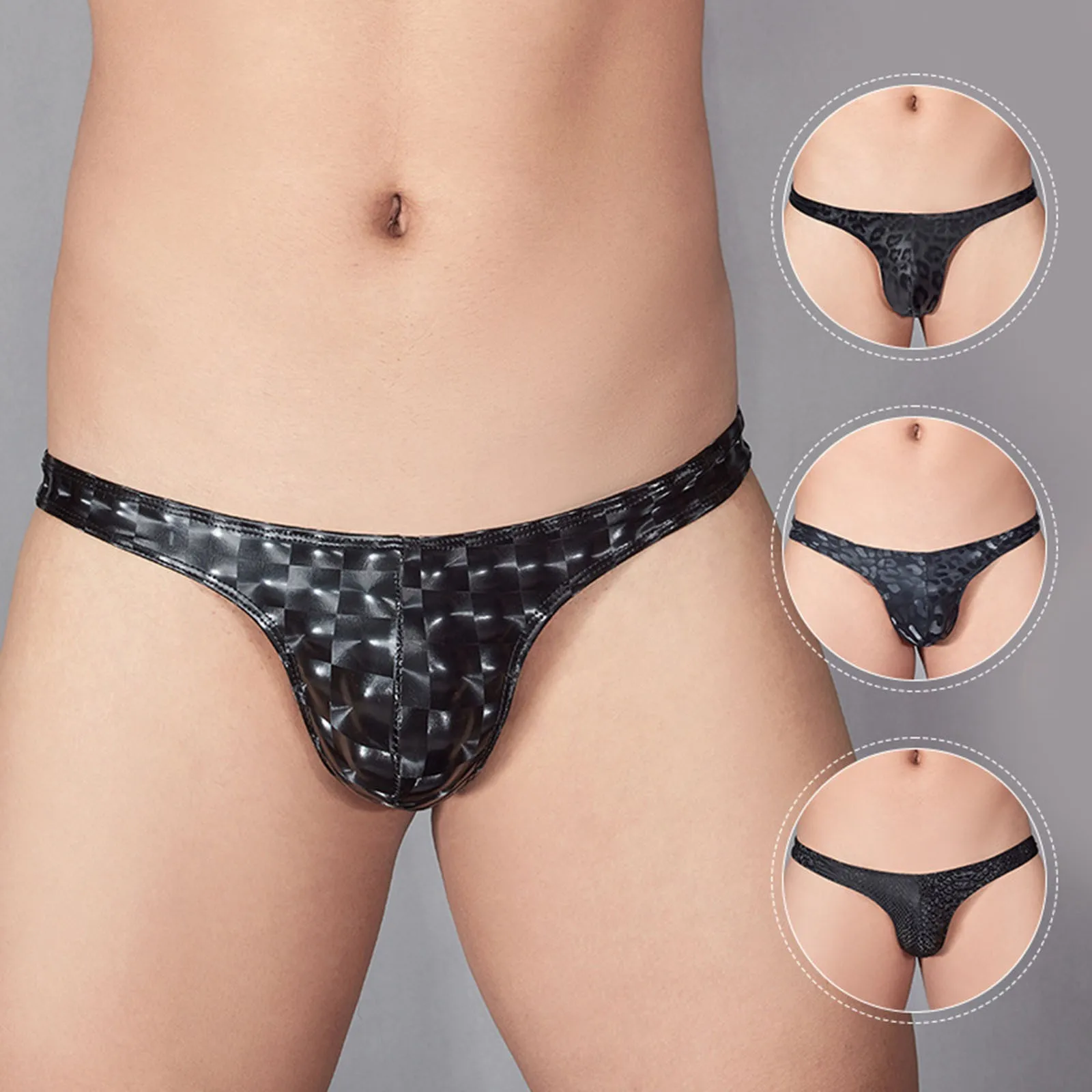 Lace G String Mens T Shaped Pants Leather Double Open Cut Underwear Color Matching Mesh Low Waisted Underwear Gift Men
Lace G String Mens T Shaped Pants Leather Double Open Cut Underwear Color Matching Mesh Low Waisted Underwear Gift Men