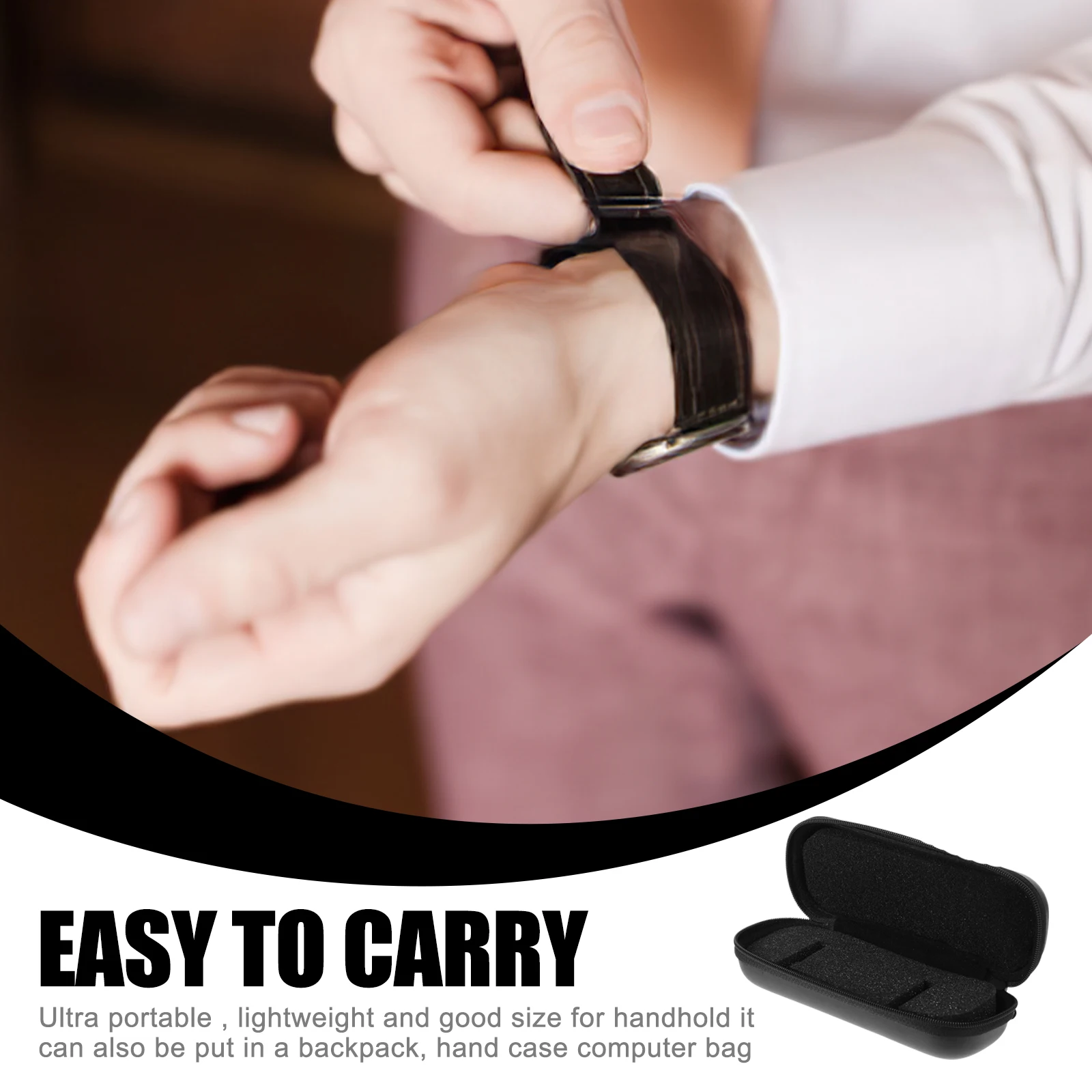3pcs Eva Waterproof Packaging Box Zippered Watch Case Anti-Fall Storage Organizer For Men Women Travel Gift Watch Box Holder
3pcs Eva Waterproof Packaging Box Zippered Watch Case Anti-Fall Storage Organizer For Men Women Travel Gift Watch Box Holder
