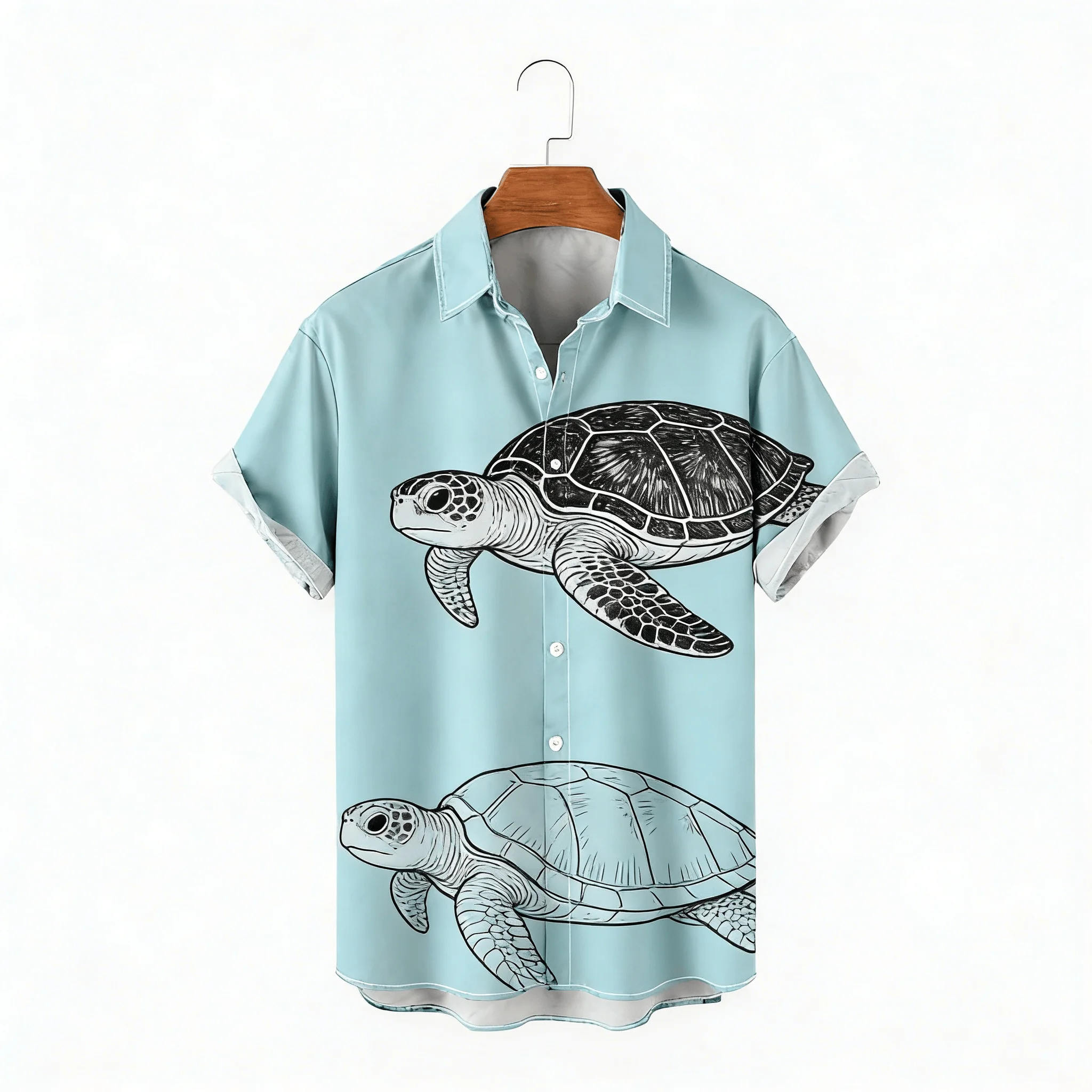 Men's Print Short Sleeve Shirt, Casual Ocean Theme Button Down for Spring Summer Beach Vacation
Men's Print Short Sleeve Shirt, Casual Ocean Theme Button Down for Spring Summer Beach Vacation