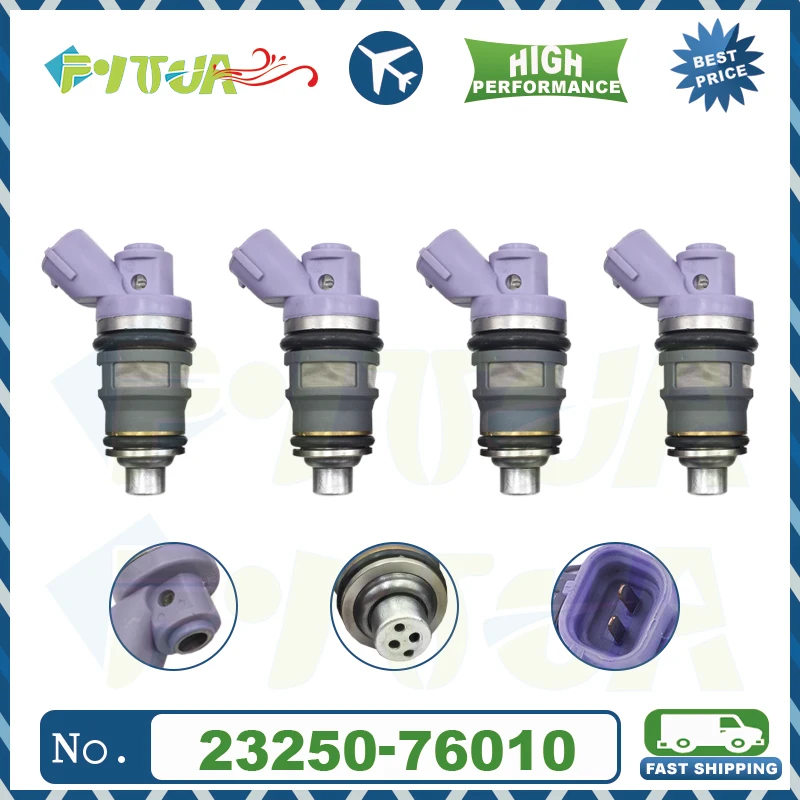 4pcs Fuel injector 23250-76010 Nozzle For Toyota Previa 2.4L L4 91-97 Estima 2325076010 Engine Injection 23209-79045 Flow Matche
4pcs Fuel injector 23250-76010 Nozzle For Toyota Previa 2.4L L4 91-97 Estima 2325076010 Engine Injection 23209-79045 Flow Matche