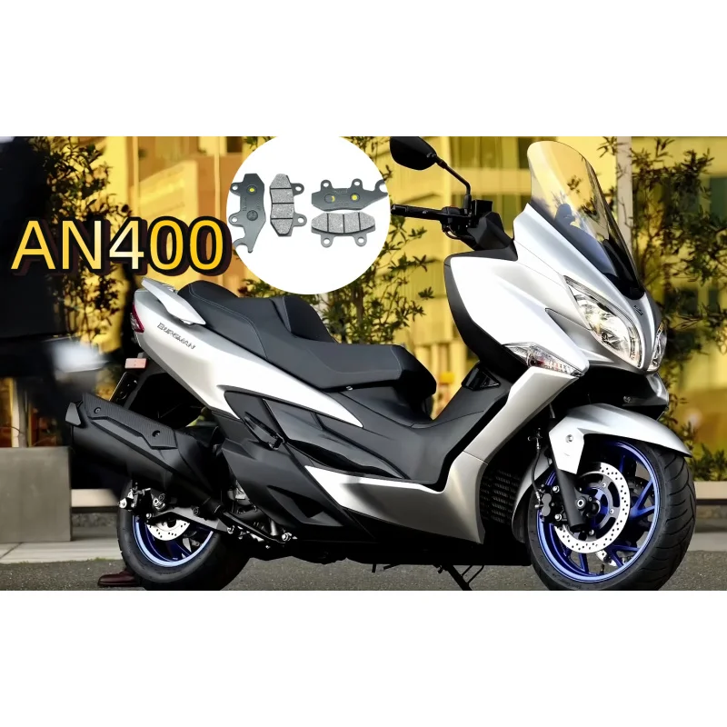 For SUZUKI AN400 AN400A AN400S AN400SA AN400Z AN400ZA 2007-2018 Burgman Skywave AN 400 A S Z SA ZA Front & Rear Brake Pads Kit
For SUZUKI AN400 AN400A AN400S AN400SA AN400Z AN400ZA 2007-2018 Burgman Skywave AN 400 A S Z SA ZA Front & Rear Brake Pads Kit