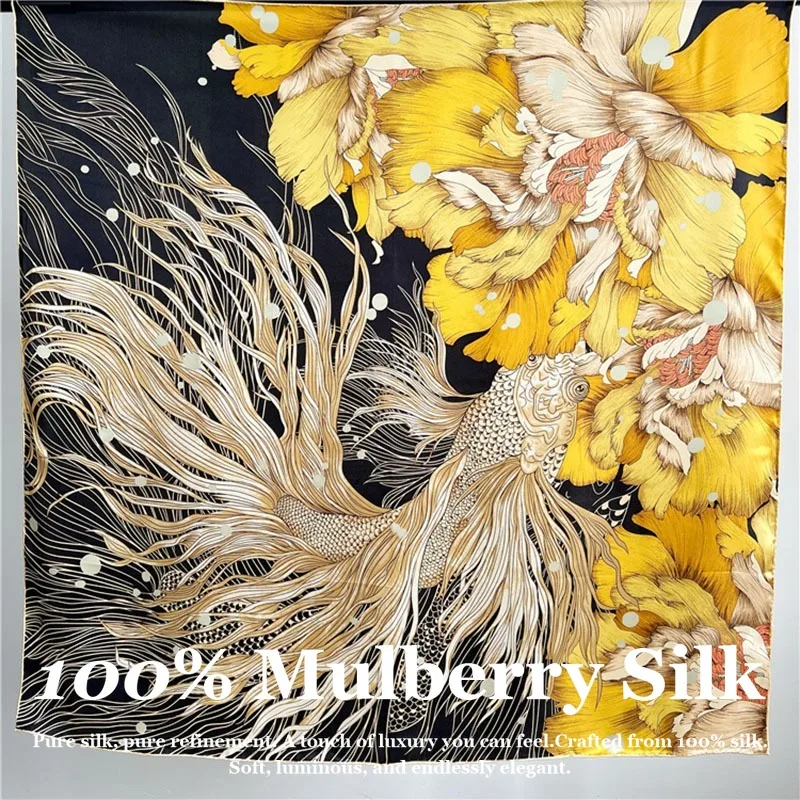 100% Pure Mulberry Silk 110cm Large Square Scarf Hand Rolled Real Silk Shawl Women Fashion Hijab Pashmina Poncho Scarves Bandana
100% Pure Mulberry Silk 110cm Large Square Scarf Hand Rolled Real Silk Shawl Women Fashion Hijab Pashmina Poncho Scarves Bandana