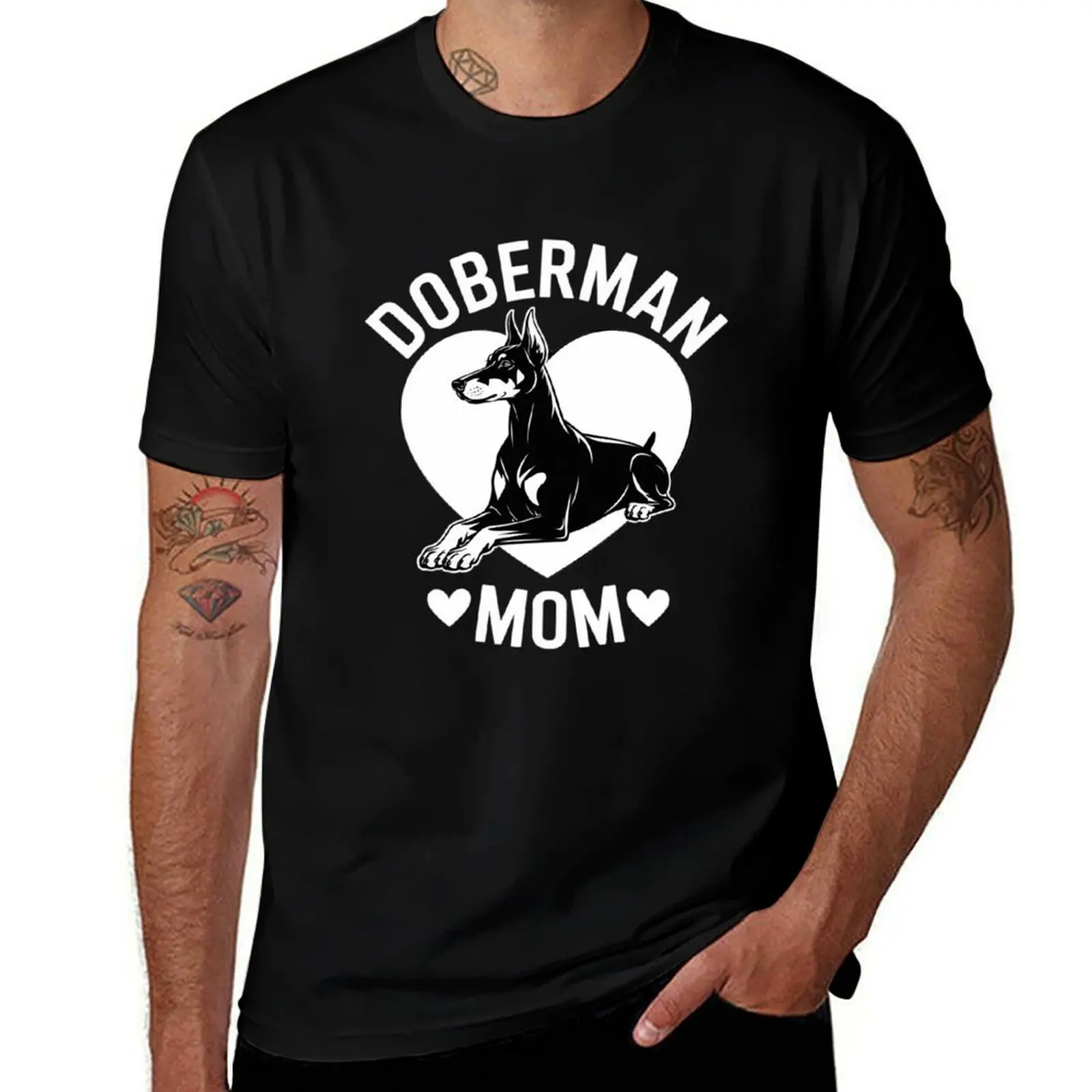 Doberman Pinscher Mom T-Shirt funny shirt cotton summer tops tshirts personalised Short sleeve tee mens cotton t shirts
Doberman Pinscher Mom T-Shirt funny shirt cotton summer tops tshirts personalised Short sleeve tee mens cotton t shirts