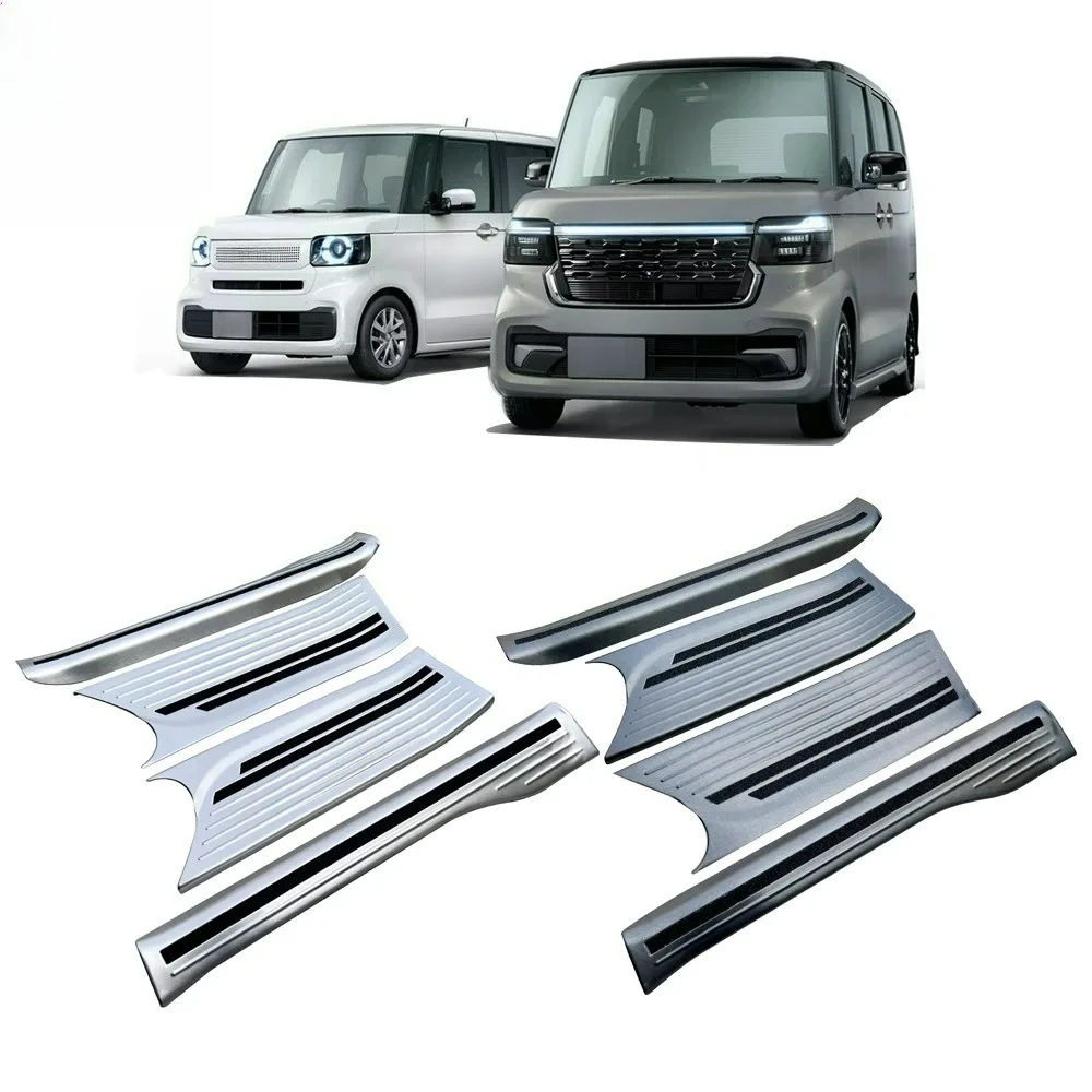 For Honda N-box JF5 JF6 2023 steel inner Door Welcome Pedal Threshold Bar Cover Trim Strips Door Sill Pad Car Accessories
For Honda N-box JF5 JF6 2023 steel inner Door Welcome Pedal Threshold Bar Cover Trim Strips Door Sill Pad Car Accessories