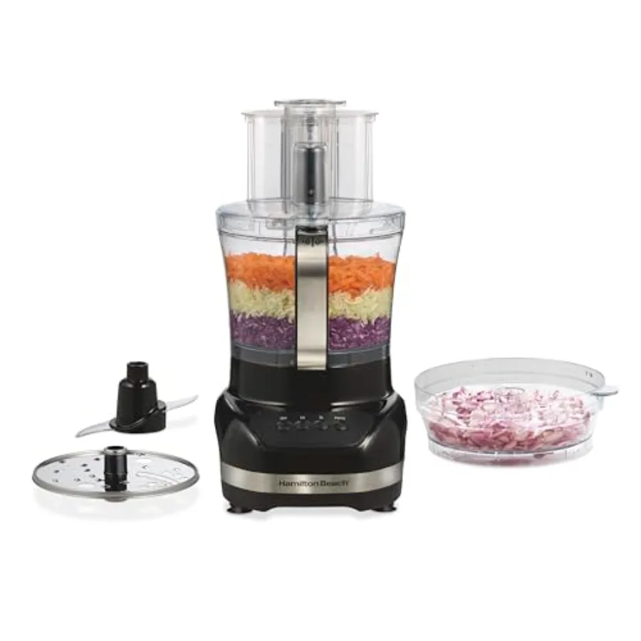 Big Mouth Duo Plus 12 Cup Food Processor Vegetable Chopper with Additional Mini 4 Cup Bowl Black 70580
Big Mouth Duo Plus 12 Cup Food Processor Vegetable Chopper with Additional Mini 4 Cup Bowl Black 70580