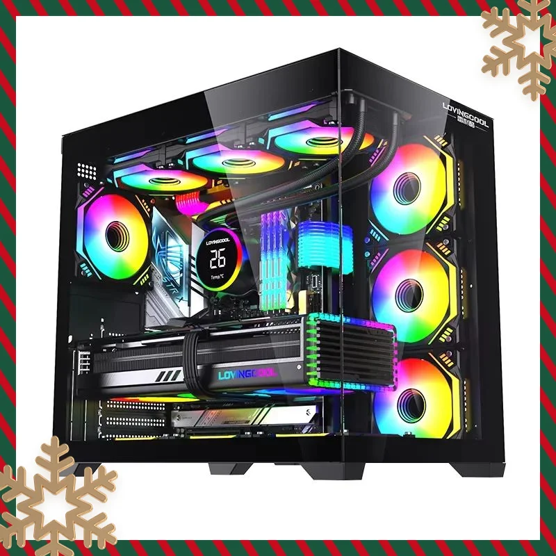 360-градусный корпус для комнаты с видом на море, настольное стекло, поддержка бокового вида, большая плата ATX/360 водяного охлаждения/видеокарта 10 мм, компьютерные чехлы
360-градусный корпус для комнаты с видом на море, настольное стекло, поддержка бокового вида, большая плата ATX/360 водяного охлаждения/видеокарта 10 мм, компьютерные чехлы