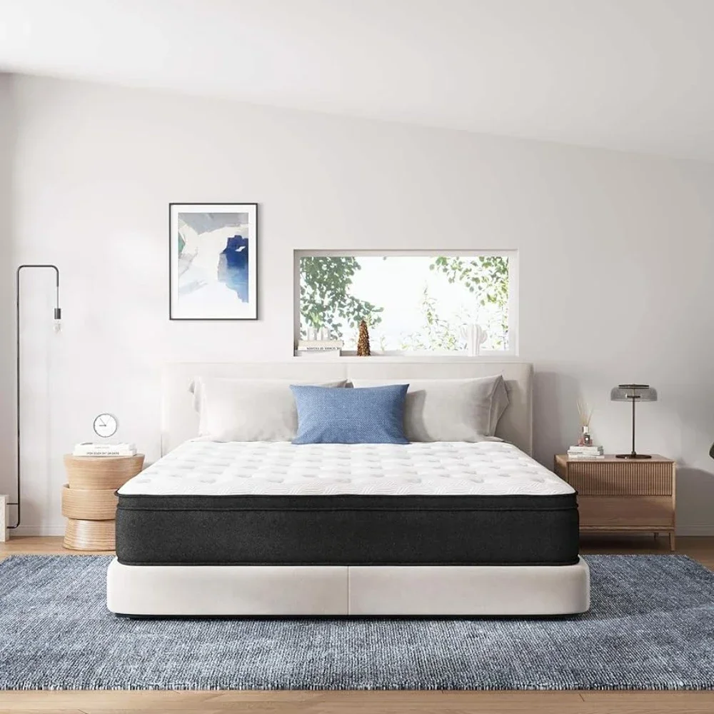 10 Inch Innerspring Hybrid Mattress With Gel Memory Foam and Individually Pocket Springs Mattress for Motion Isolation Matress
10 Inch Innerspring Hybrid Mattress With Gel Memory Foam and Individually Pocket Springs Mattress for Motion Isolation Matress