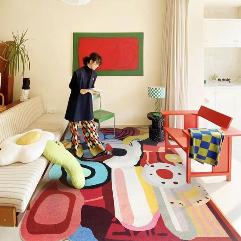 Dopamine Decor Rug Ultra Soft Colorful Carpet with Vibrant Patterns Plush Floor Mat for Living Room Bedroom Cozy Home Decor Gift
Dopamine Decor Rug Ultra Soft Colorful Carpet with Vibrant Patterns Plush Floor Mat for Living Room Bedroom Cozy Home Decor Gift