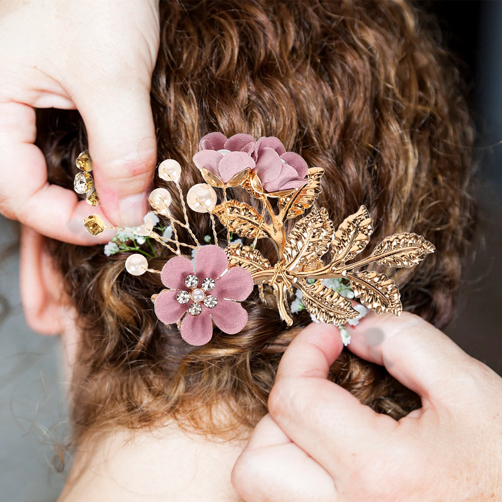 1 set Purple Combs Set Bride Accessories Wedding Flower Wedding Hair Accessories For Brides Decorations Pearl U Shape Hairpins
1 set Purple Combs Set Bride Accessories Wedding Flower Wedding Hair Accessories For Brides Decorations Pearl U Shape Hairpins