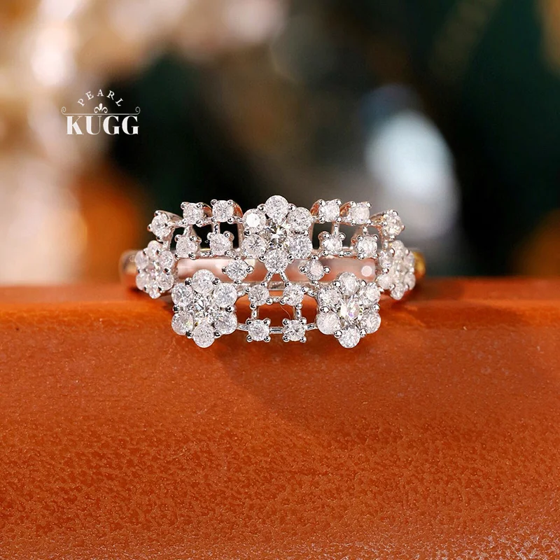 KUGG 100% кольца из белого золота 18 карат, роскошное обручальное кольцо с настоящим натуральным бриллиантом 0,70 карата, романтический стиль, высокие женские свадебные украшения
KUGG 100% кольца из белого золота 18 карат, роскошное обручальное кольцо с настоящим натуральным бриллиантом 0,70 карата, романтический стиль, высокие женские свадебные украшения
